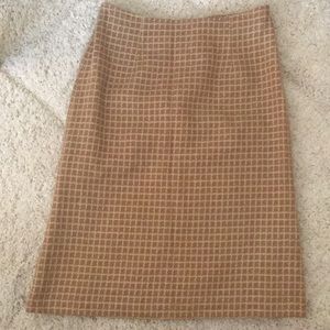Wool checkered Wanko skirt